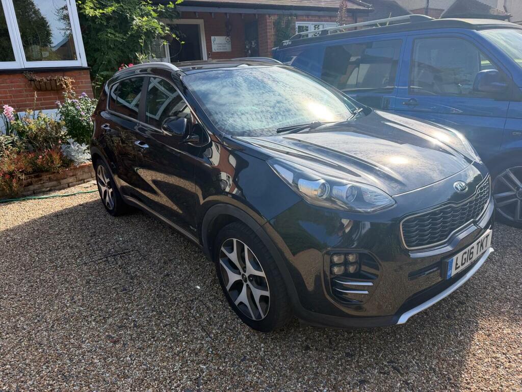 Kia Sportage 1.6 T-gdi Gt-line Awd Euro 6 Black #2
