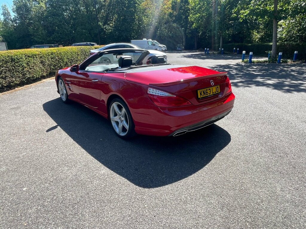 Mercedes-Benz SL Class 3.5 Sl350 Amg Sport Convertible G-troni Red #3