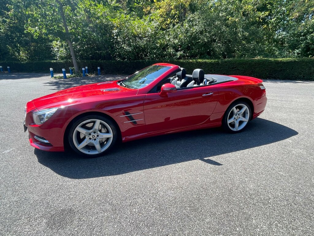 Mercedes-Benz SL Class 3.5 Sl350 Amg Sport Convertible G-troni Red #2