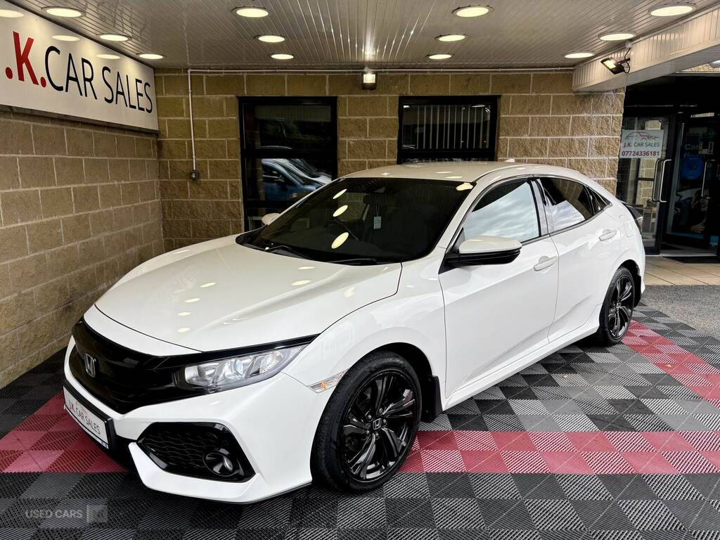 Honda Civic 1.6 I-dtec Sr White #4