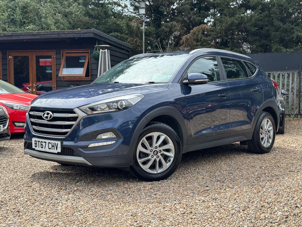 Hyundai Tucson Suv 1.7 Crdi Blue Drive Se Nav Euro 6 Ss 2 BT67CHV Blue #2