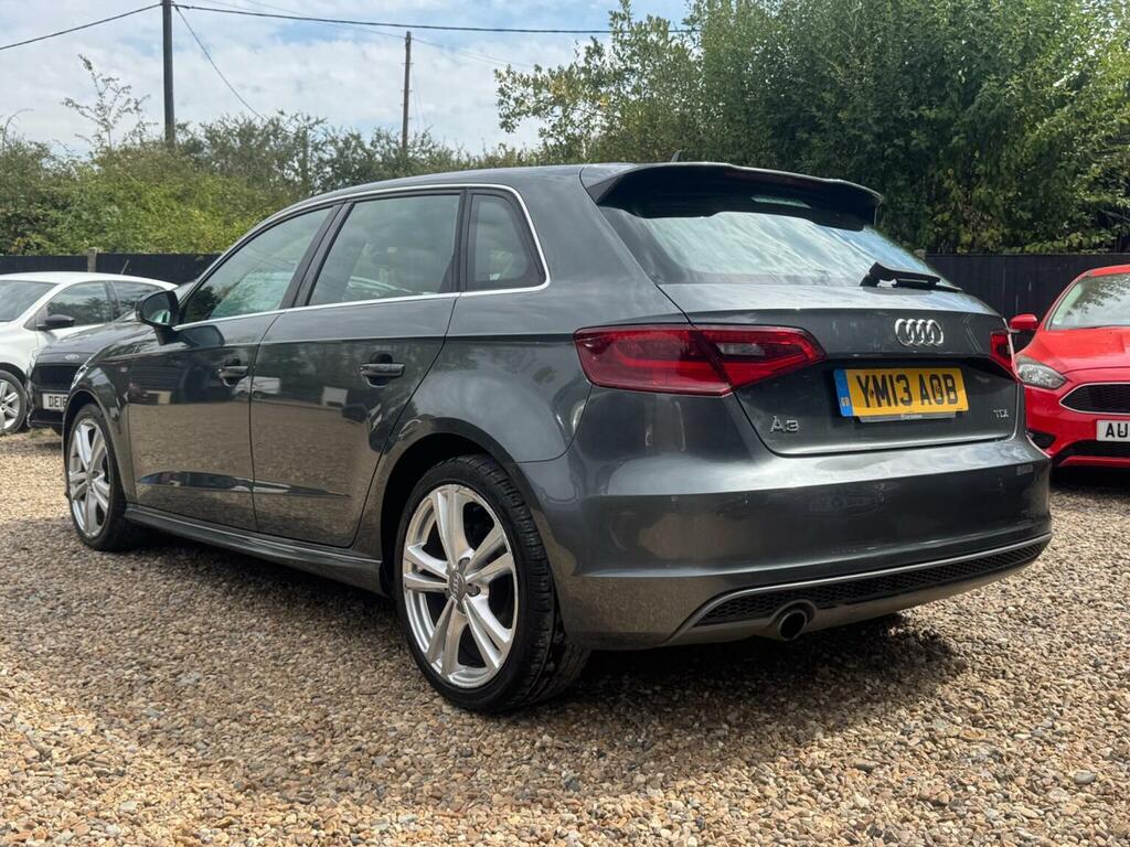 Audi A3 Hatchback 1.6 Tdi S Line Sportback Euro 5 Ss YM13AOB Grey #2