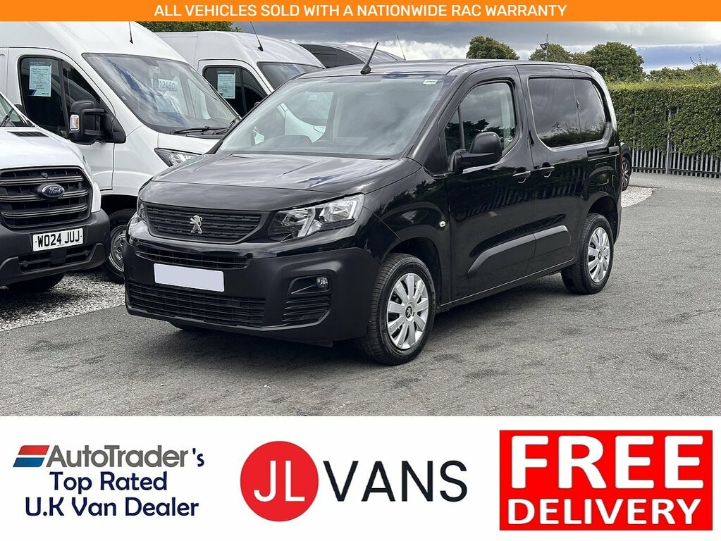 Peugeot Partner Bluehdi 1000 Professional L1h1 Euro 6 2021 U2865 CA21NLU Black