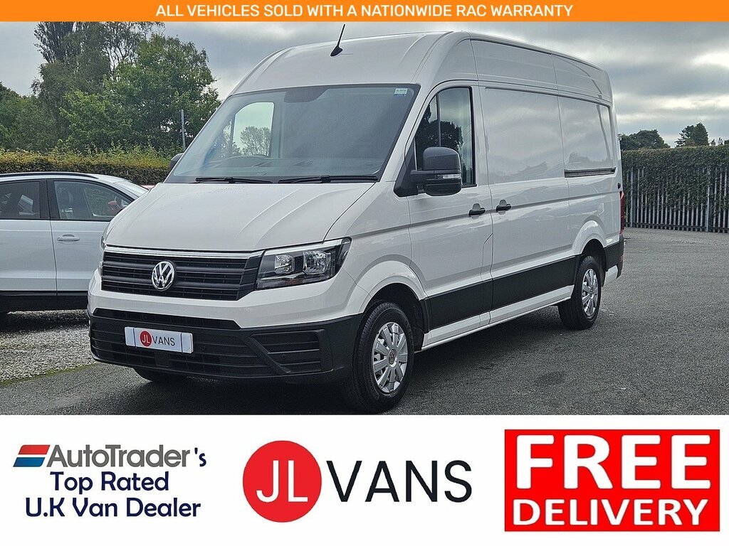 Volkswagen Crafter Tdi Cr35 Trendline L2h2 Euro 6 140Ps Ac 2020 U286 FG69HNX White