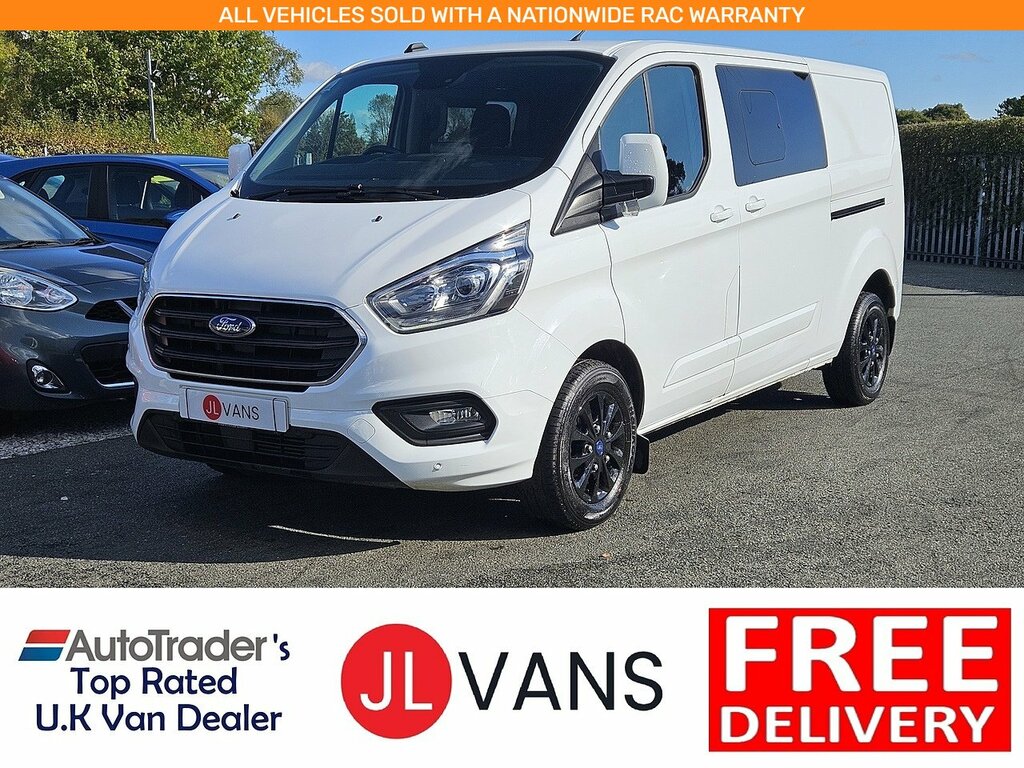Ford Transit Custom 300 Ecoblue Limited L2h1 Euro 6 130Ps 2022 U2904 White
