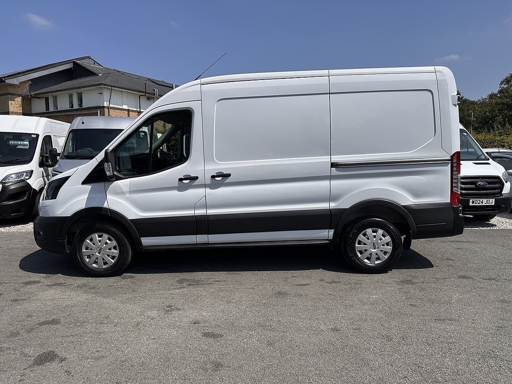 Ford Transit Custom 290 Ecoblue Leader L2h2 Euro 6 2020 U2906 Ulez HV70OJR White #4