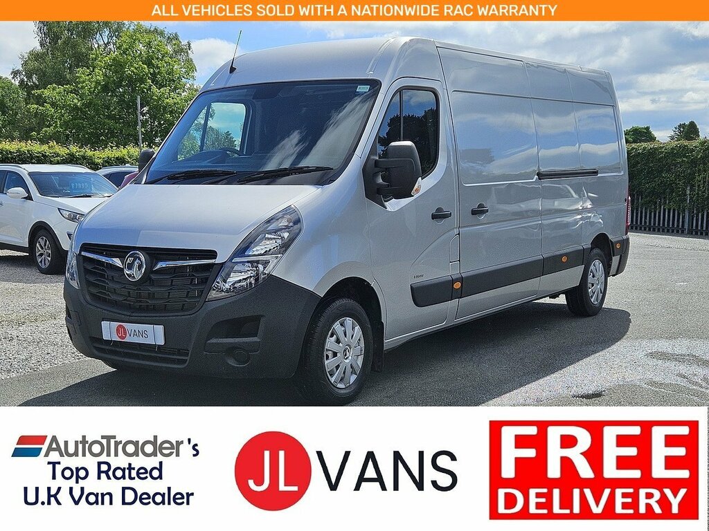 Vauxhall Movano Cdti 3500 Biturbo Edition L3h2 Euro 6 135Ps Ac 202 Silver