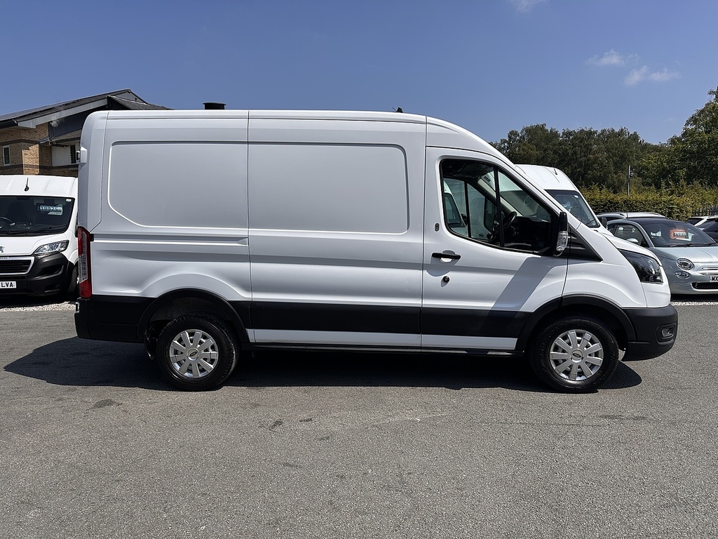 Ford Transit Custom 330 Ecoblue Leader L2h2 Euro 6 Ac 2020 U2677 Ule EX20WGN White #3
