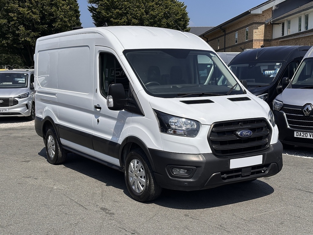Ford Transit Custom 330 Ecoblue Leader L2h2 Euro 6 Ac 2020 U2677 Ule EX20WGN White #2