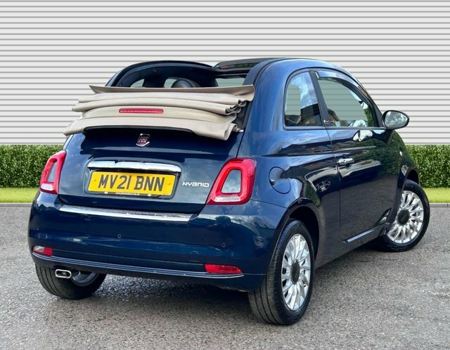 Fiat 500C 1L Dolcevita Blue #16