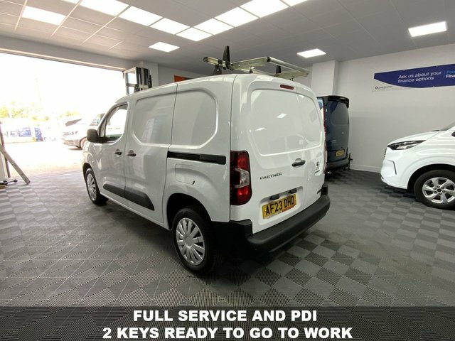 Peugeot Partner 1.5 Bluehdi 1000 Professional AF23DHD White #3