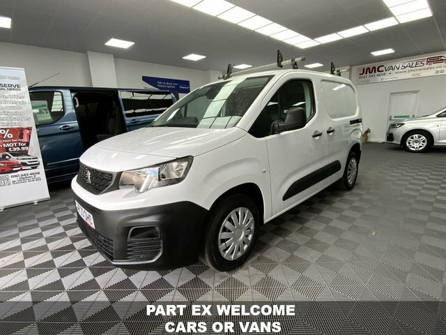 Peugeot Partner 1.5 Bluehdi 1000 Professional AF23DHD White #2