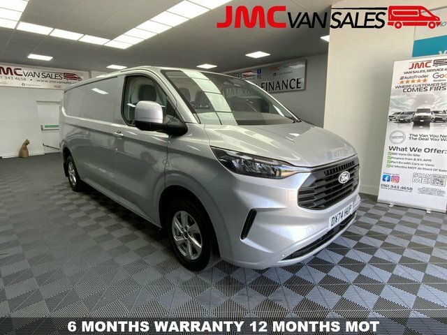 Ford Transit Custom 2.0 300 Ecoblue Limited DX74HUP Silver