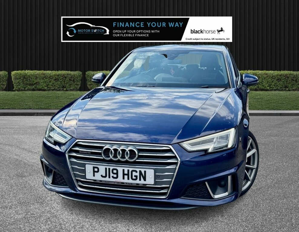 Audi A4 Saloon Blue #6