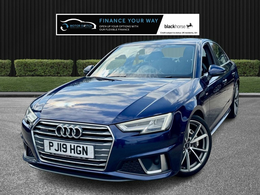 Audi A4 Saloon Blue #3