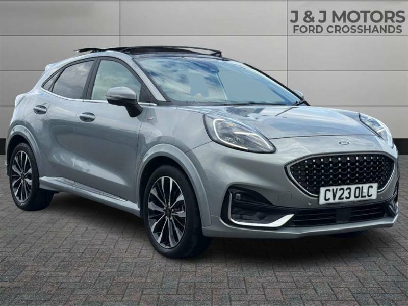 Ford Puma 1.0 Ecoboost Hybr Mhev 155 St-line Vignale Dct Silver