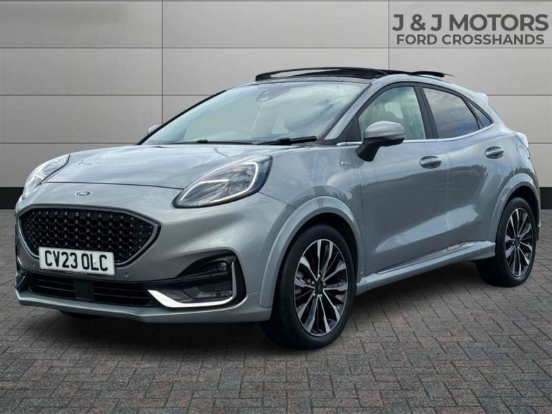 Ford Puma 1.0 Ecoboost Hybr Mhev 155 St-line Vignale Dct Silver #2