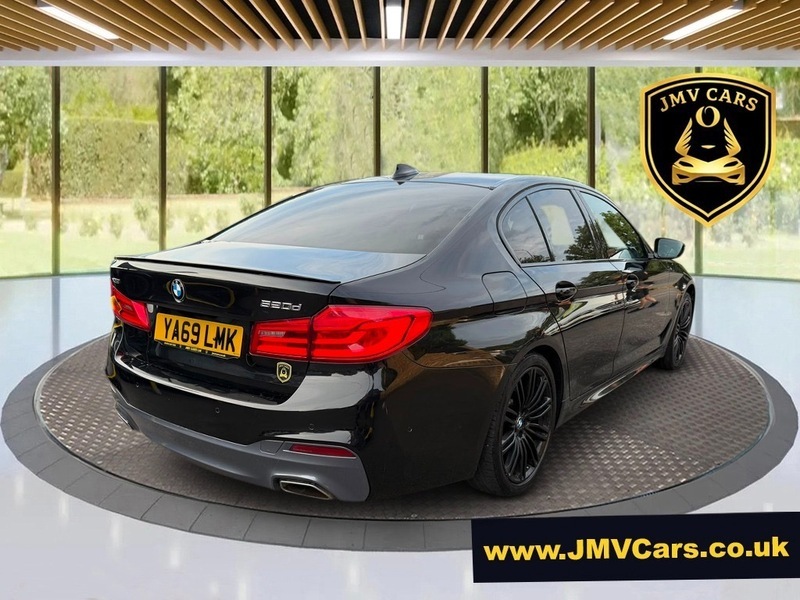 BMW 5 Series 520D Xdrive M Sport Black #6