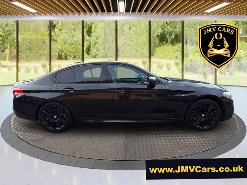 BMW 5 Series 520D Xdrive M Sport Black #2