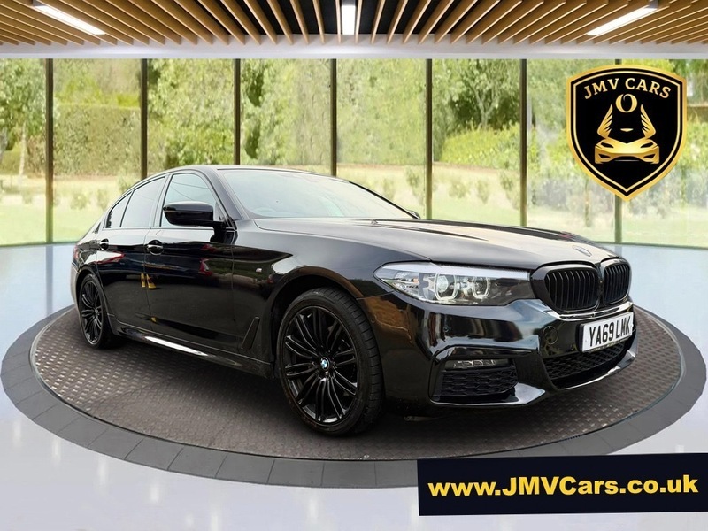 BMW 5 Series 520D Xdrive M Sport Black #5