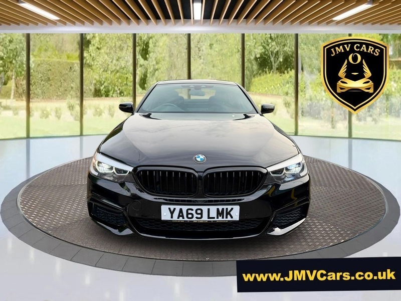BMW 5 Series 520D Xdrive M Sport Black #3