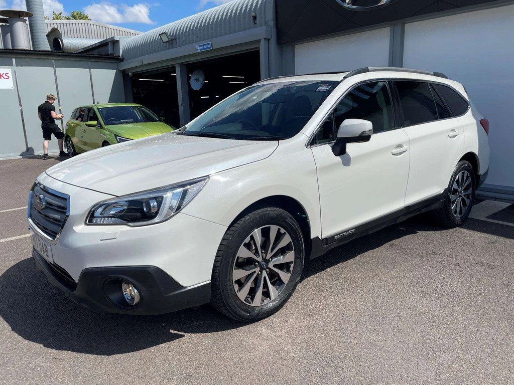 Subaru Outback Se Prem Sym Awd Cvt White #6