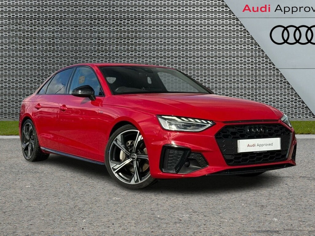 Audi A4 Black Edition 40 Tfsi 204 Ps S Tronic Red