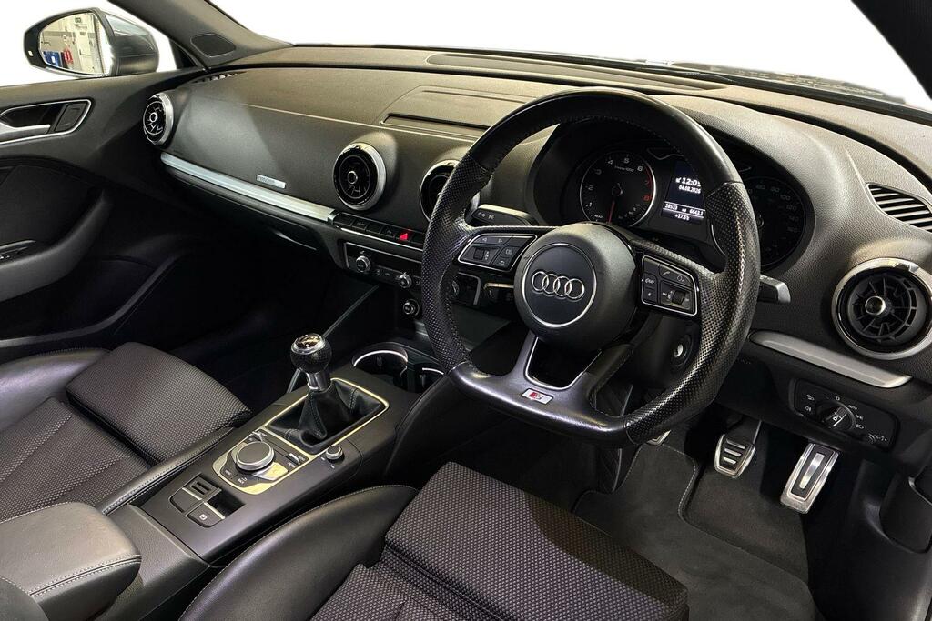 Audi A3 2.0 Tfsi S Line Saloon S Tronic Quattro Black #7