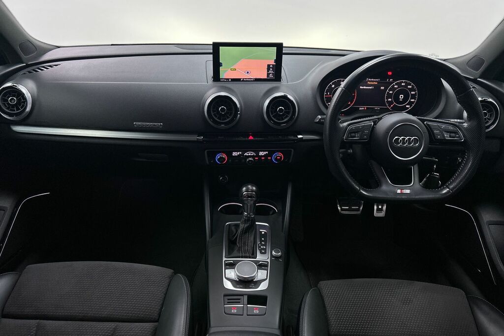 Audi A3 2.0 Tfsi Black Edition S Tronic Quattro Euro 6 S Black #5