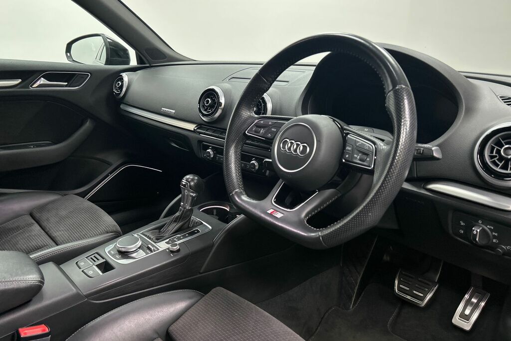 Audi A3 2.0 Tfsi Black Edition S Tronic Quattro Euro 6 S Black #7