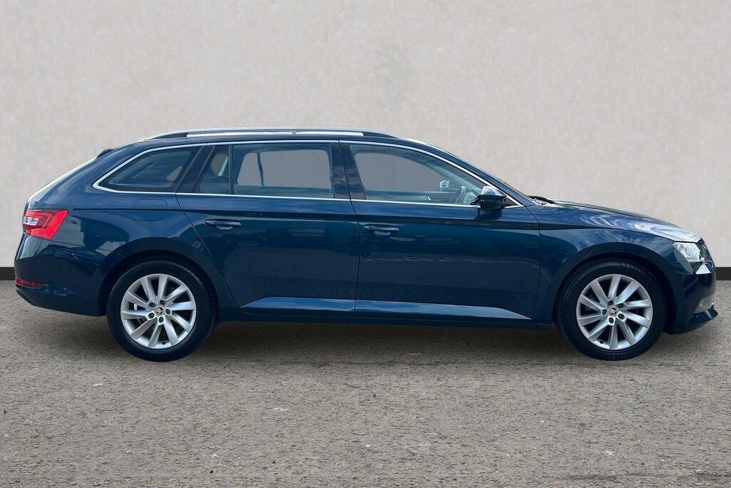 Skoda Superb 2.0 Tdi Cr Se Blue #4