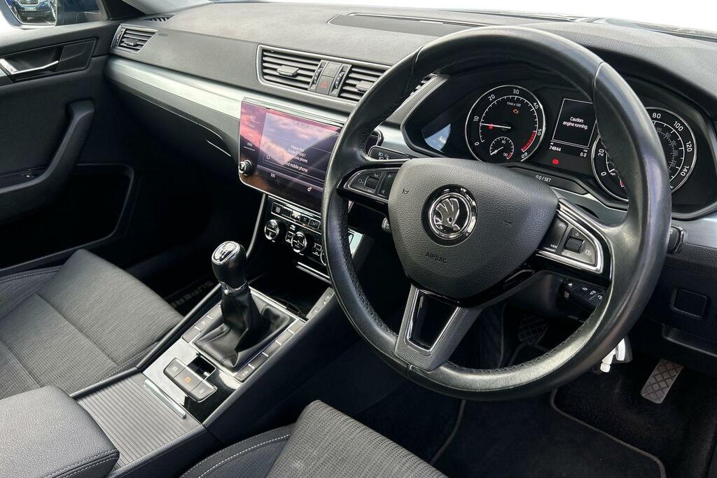 Skoda Superb 2.0 Tdi Cr Se Blue #6