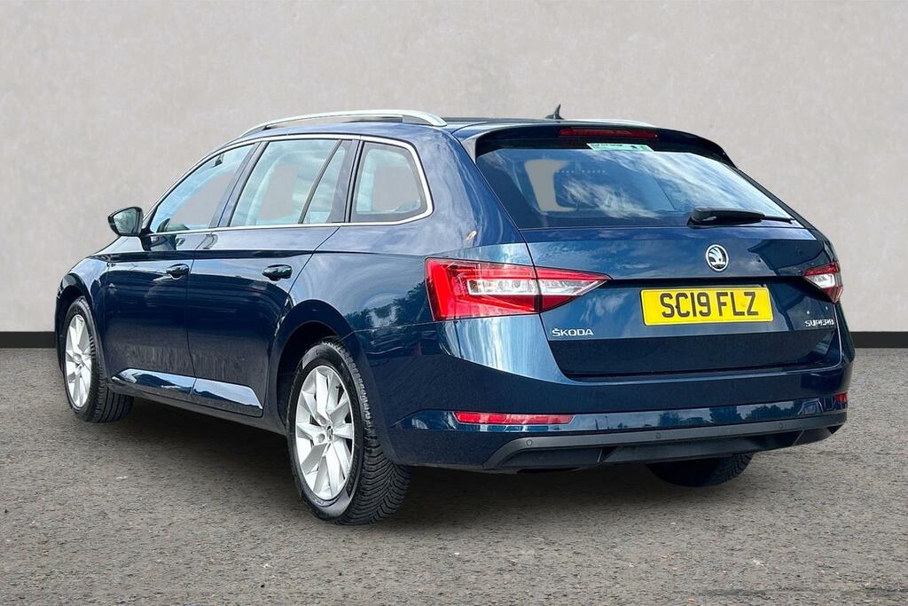 Skoda Superb 2.0 Tdi Cr Se Blue #3