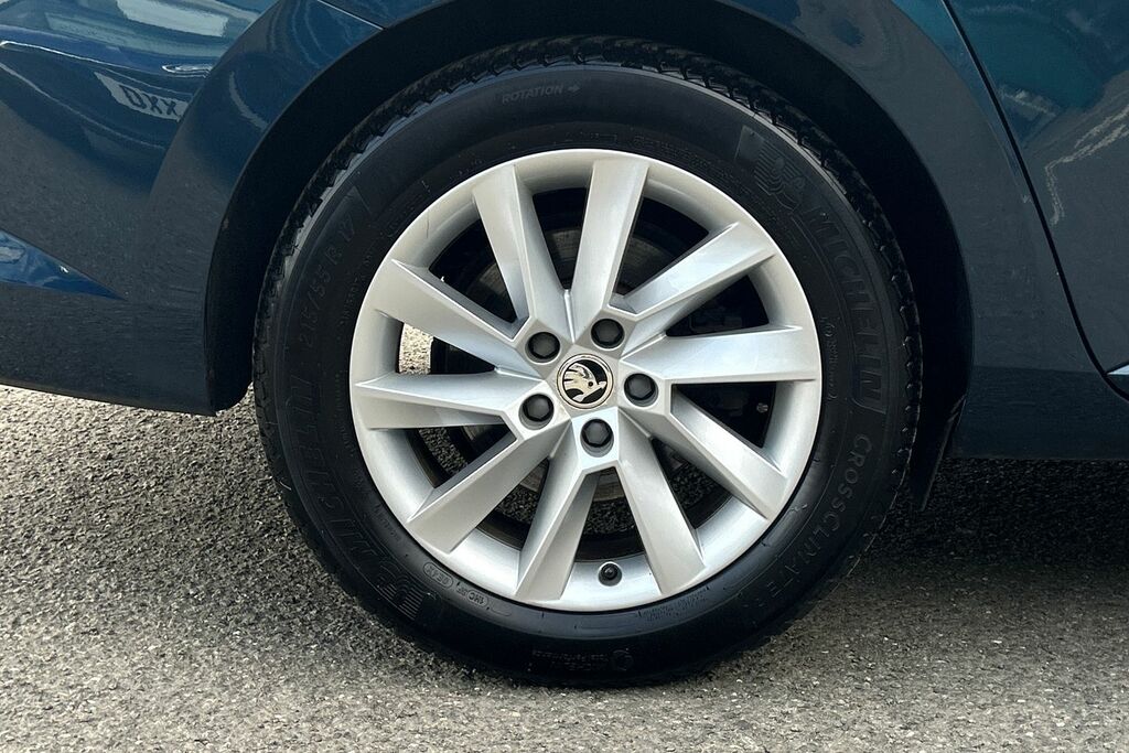 Skoda Superb 2.0 Tdi Cr Se Blue #5