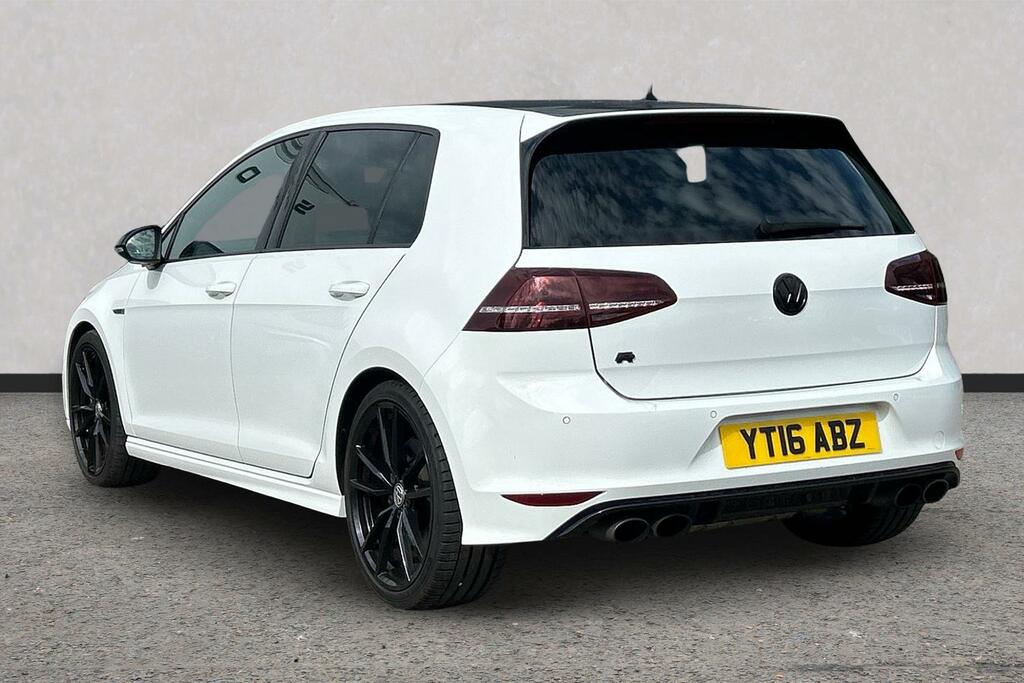 Volkswagen Golf 2.0 Tsi R Dsg White #3
