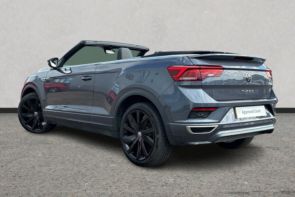 Volkswagen T-Roc 1.5 Tsi R-line Dsg Grey #3