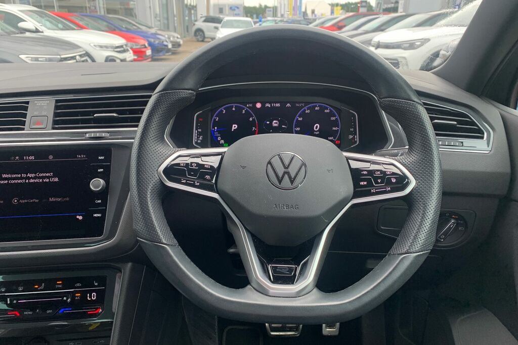 Volkswagen Tiguan Flift 2.0Tdi 150Ps R-line Scr 4M White #13