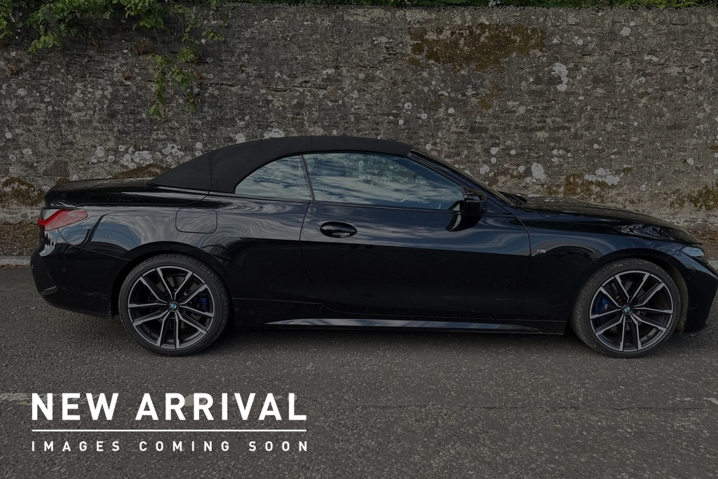 BMW 4 Series 420I M Sport Convertible Black #3