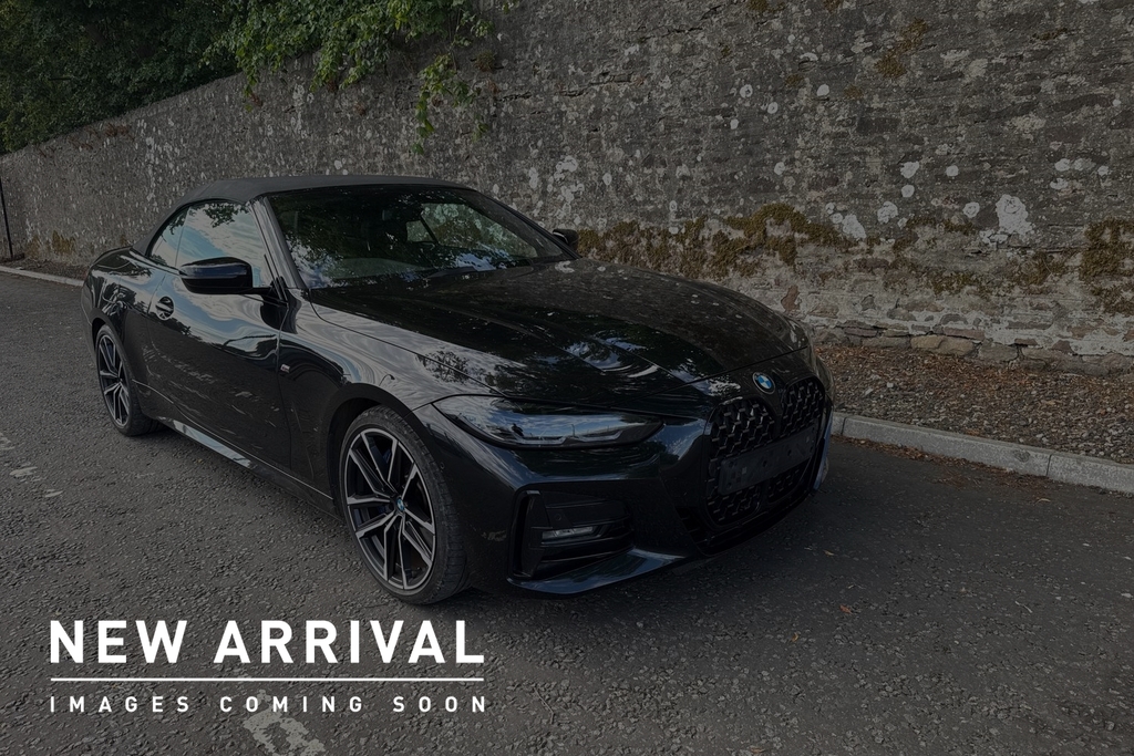 BMW 4 Series 420I M Sport Convertible Black