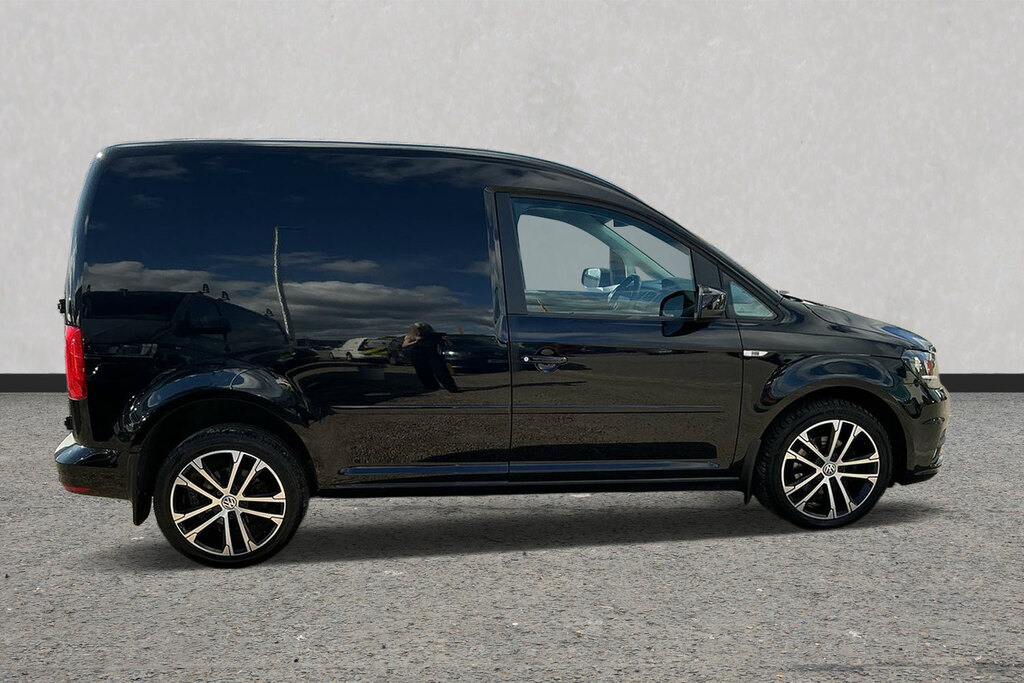 Volkswagen Caddy 2.0 Tdi Bluemotion Tech 102Ps Highline Nav Van Dsg Black #4