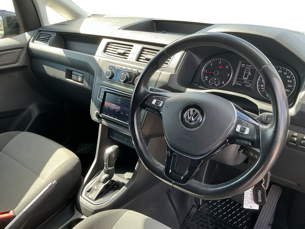 Volkswagen Caddy 2.0 Tdi Bluemotion Tech 102Ps Highline Nav Van Dsg Black #6