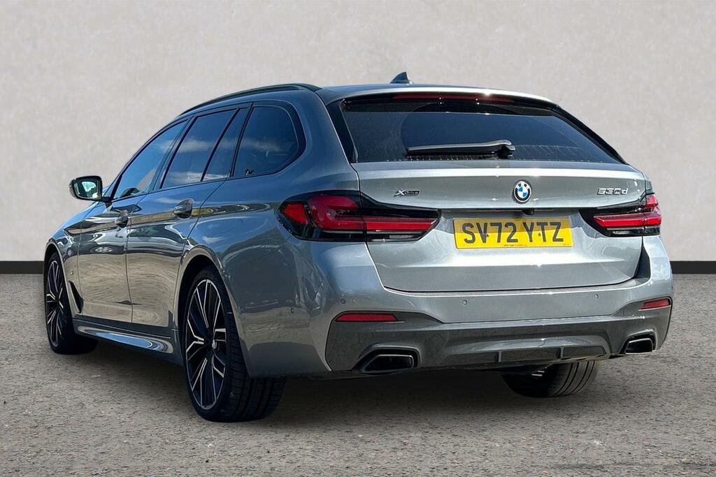BMW 5 Series 530D Xdrive M Sport Touring Grey #2