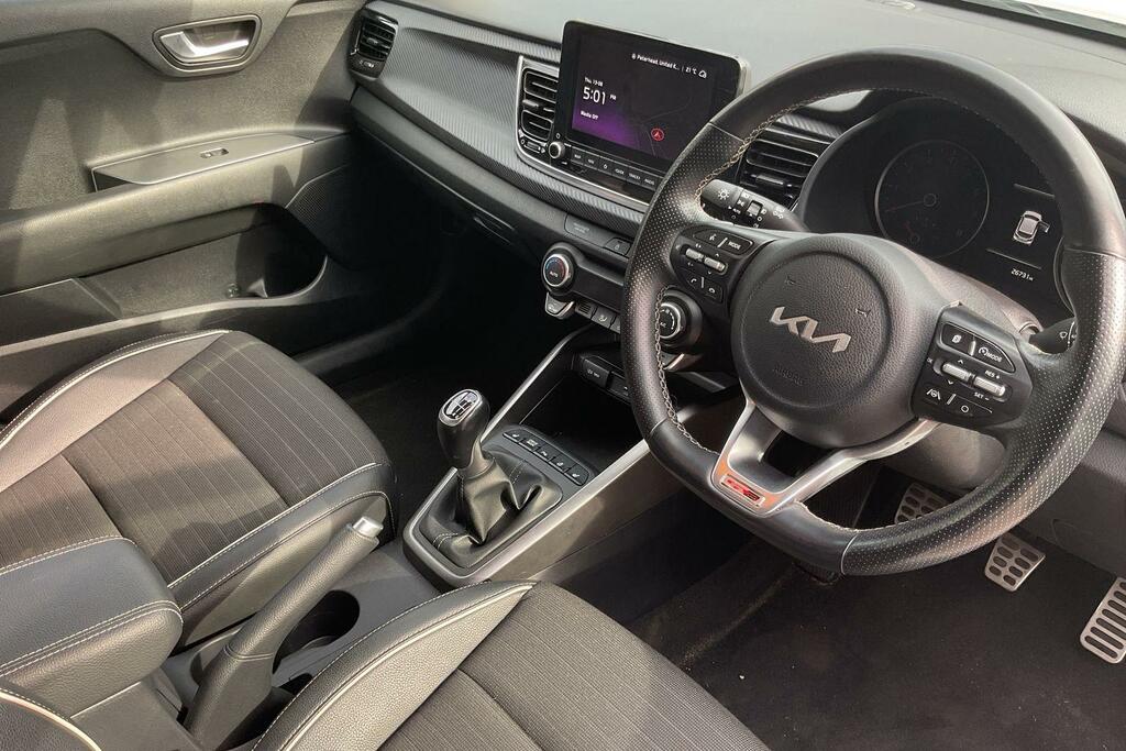 Kia RIO 1.0 T-gdi Mhev Gt-line S Hatchback Hybr White #6