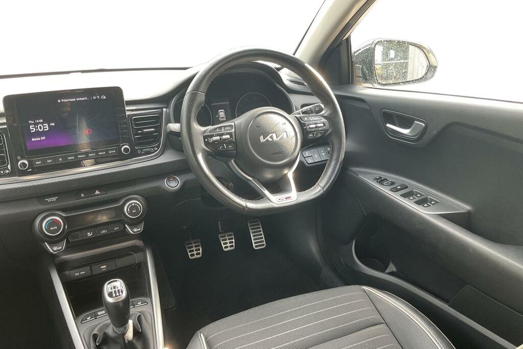 Kia RIO 1.0 T-gdi Mhev Gt-line S Hatchback Hybr White #5