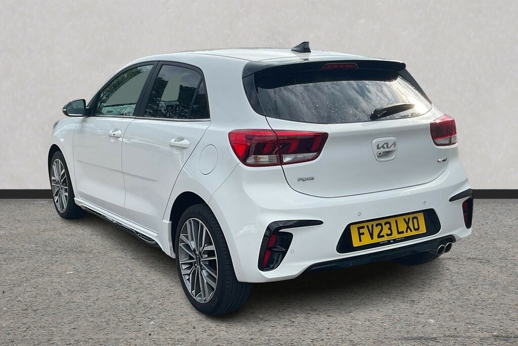 Kia RIO 1.0 T-gdi Mhev Gt-line S Hatchback Hybr White #2