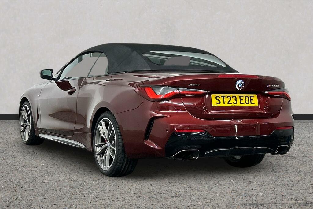 BMW 4 Series M440i Xdrive Convertible Red #2