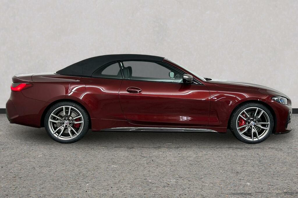 BMW 4 Series M440i Xdrive Convertible Red #3