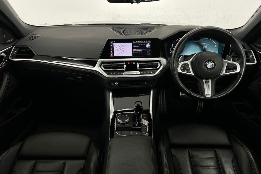 BMW 4 Series M440i Xdrive Convertible Red #4
