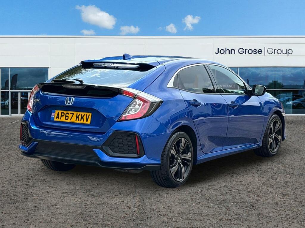 Honda Civic 1.0 Vtec Turbo Sr Hatchback AP67KKV Blue #3