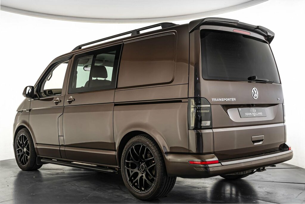 Volkswagen Transporter 2.0 Tdi T32 Bluemotion Tech Highline Kombi Double Brown #2